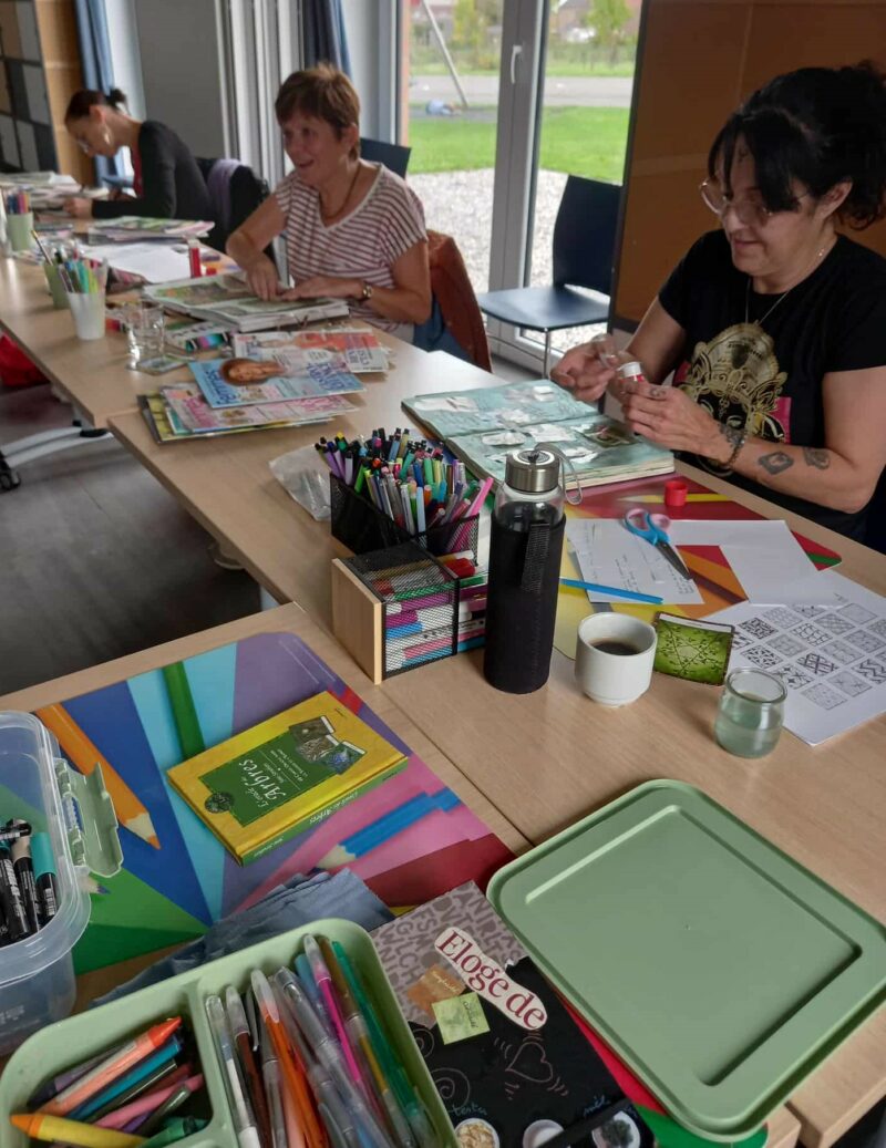 Atelier du dimanche Journal Créatif à Namur (Bois-de-Villers) - un atelier /mois