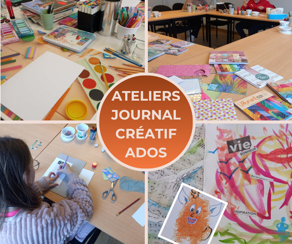 Ateliers Journal Créatif à Fernelmont (Forville) - Spécial ados (12 - 16 ans)